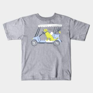 Golf Cart Dog Kids T-Shirt